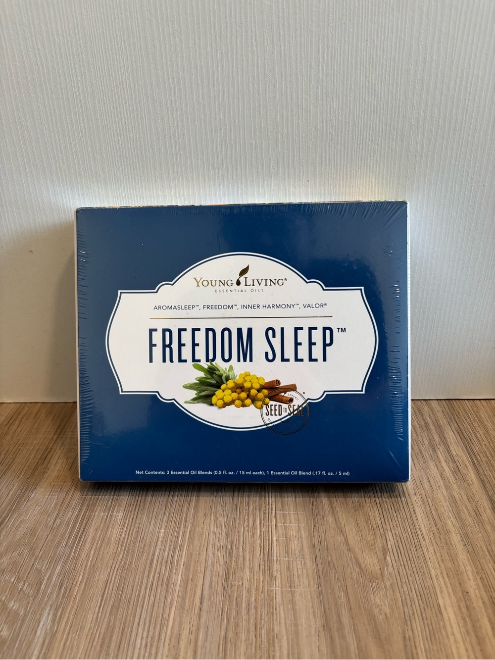Young Living Freedom Sleep Set - 4 Essential Oil Blends Kit - New / Sealed!